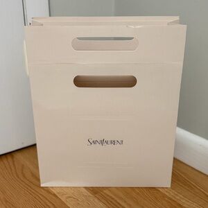 Saint Laurent Medium Beige Logo Shopping Bag